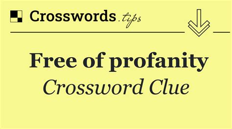 profane crossword clue|To profane (7)